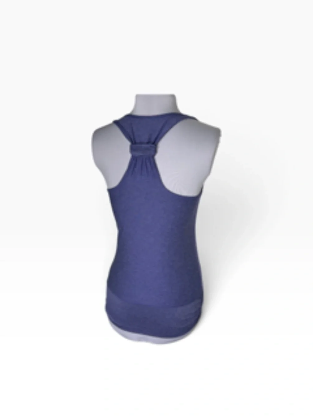 Eddie Bauer Scoop Neck Ruching Hemline Racer Back Athletic Tank Top Size S